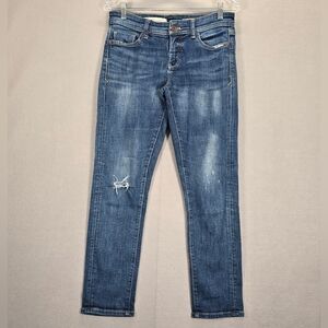 Pilcro and the Letterpress Slim Boyfriend  Distressed Womens Jeans Size 26